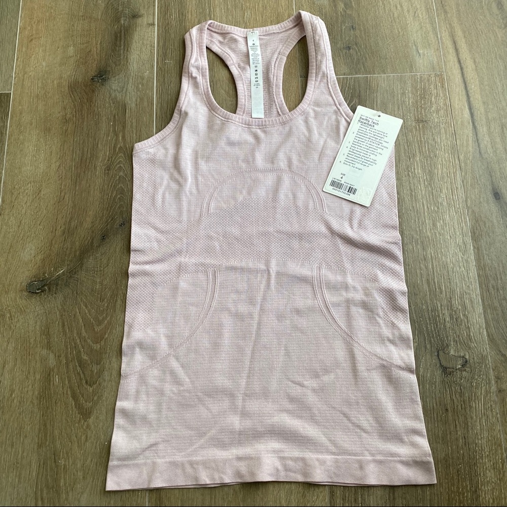 Lululemon Swiftly Tech Racerback - porcelain pink - Picture 7 of 8